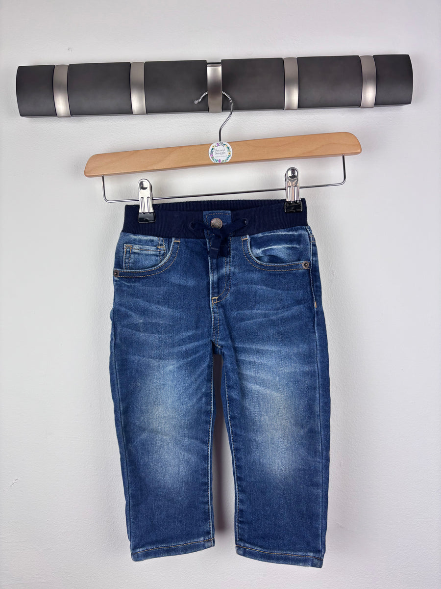 Gap Blue Denim Jeans 12-18 Months-Trousers-Second Snuggle Preloved