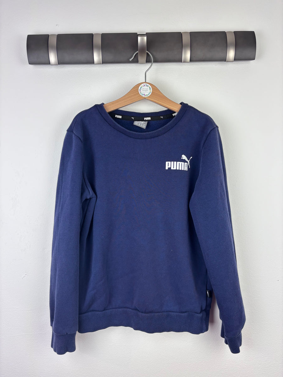 Puma Navy Sweatshirt 9-10 Years-Jumpers-Second Snuggle Preloved