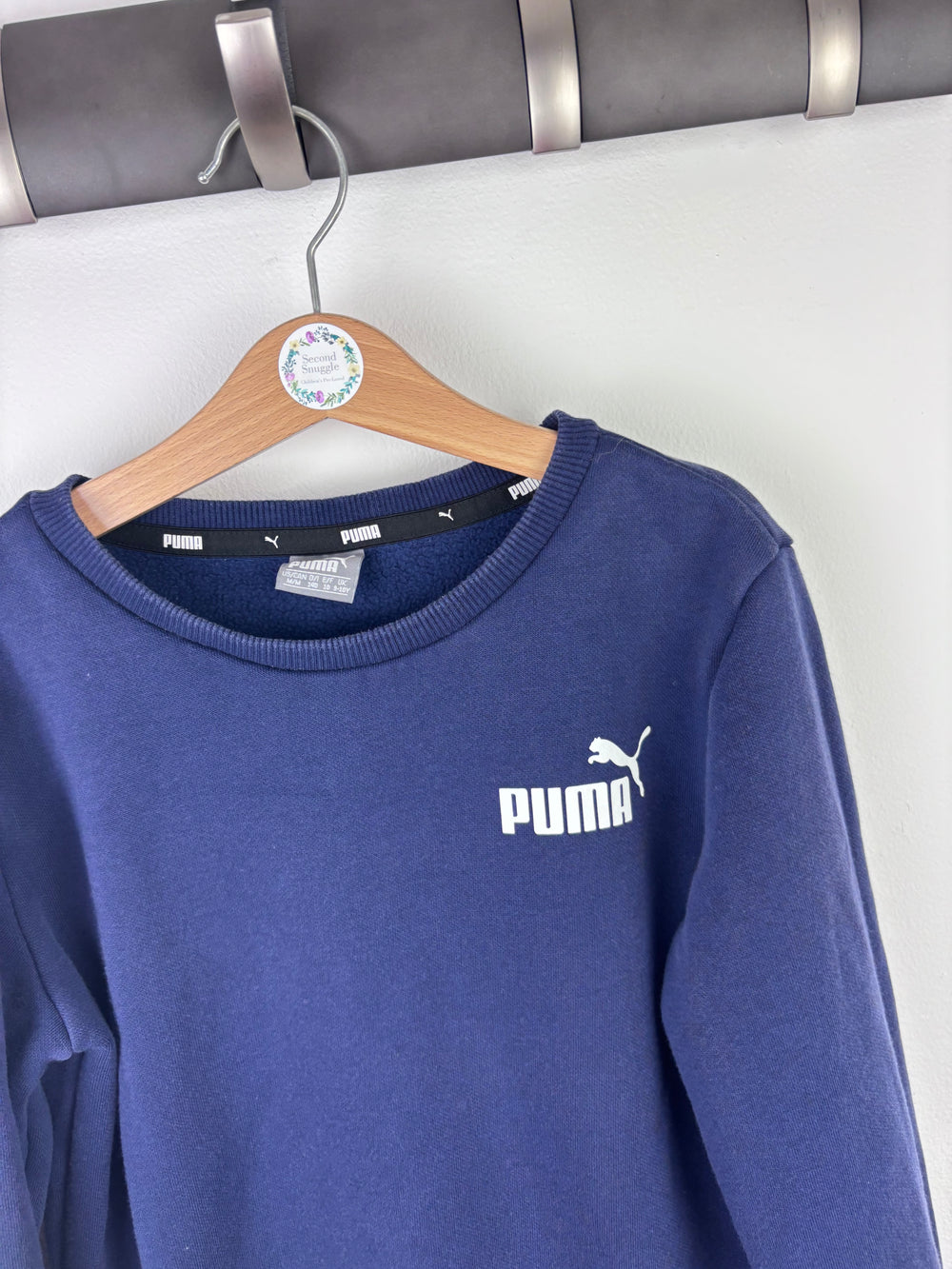 Puma Navy Sweatshirt 9-10 Years-Jumpers-Second Snuggle Preloved
