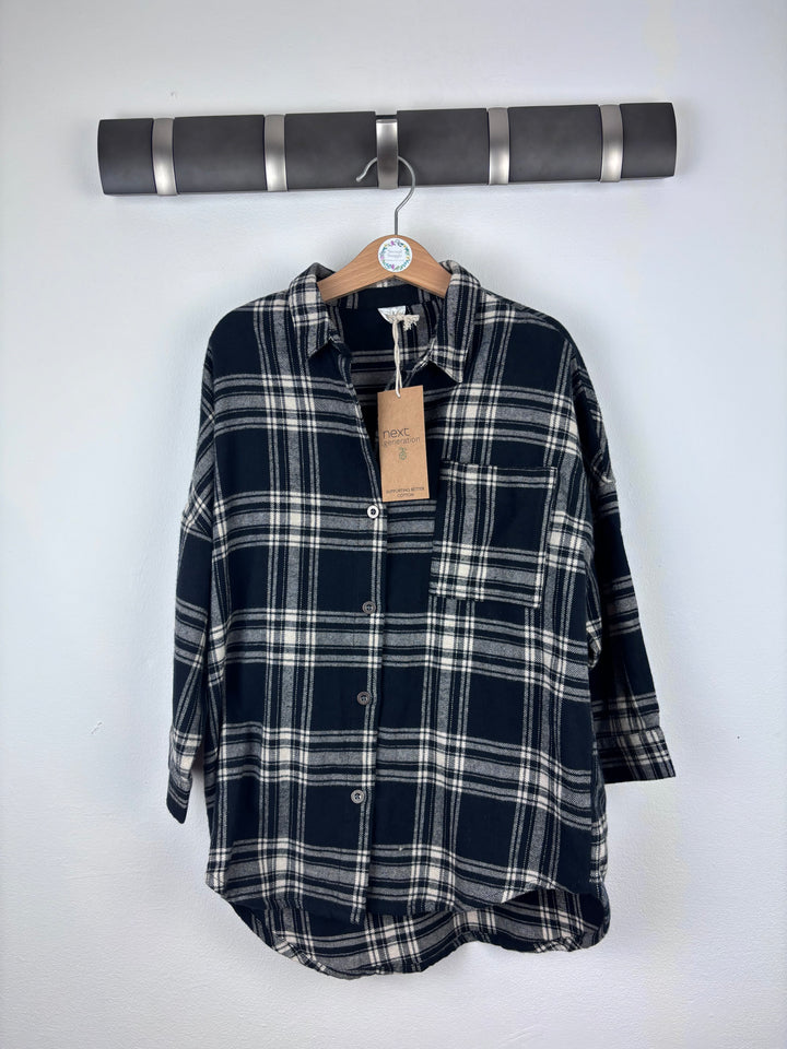Next Black Check Shirt 5 Years-Dresses-Second Snuggle Preloved