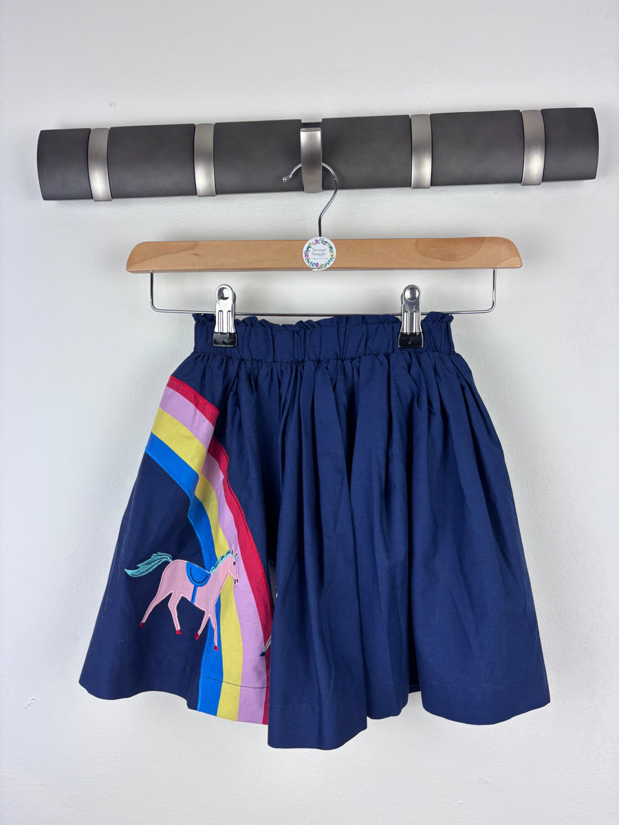 Joules Unicorn Rainbow Skirt 4 Years-Skirts-Second Snuggle Preloved