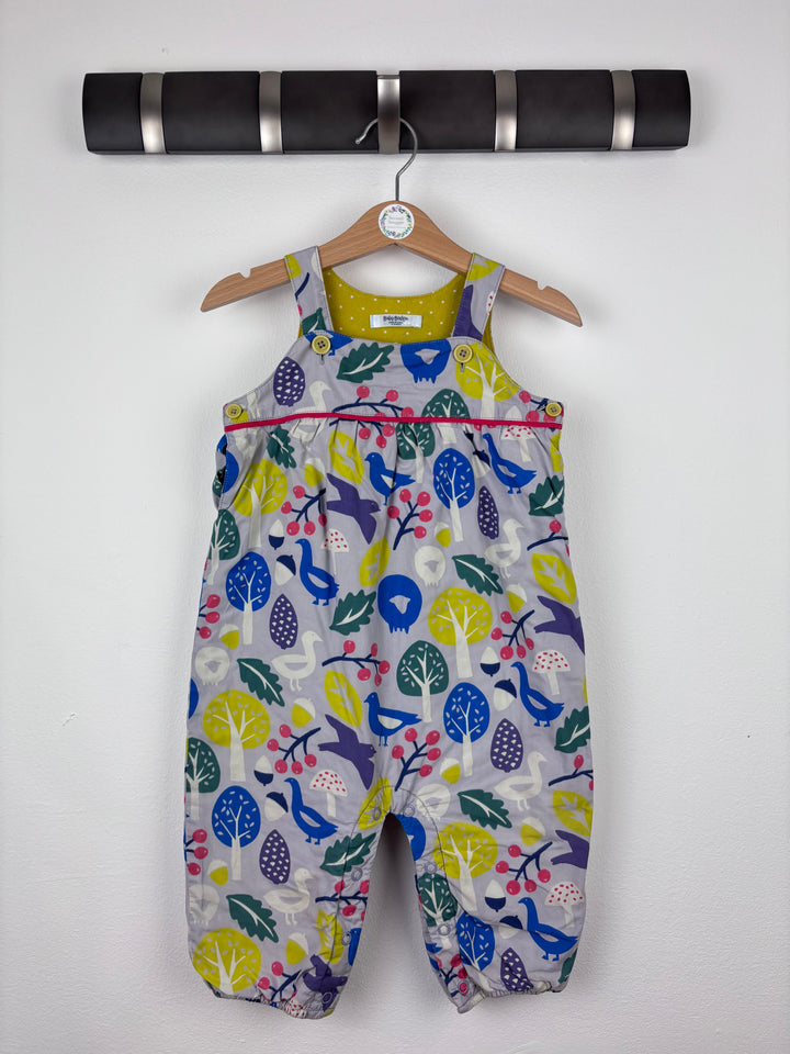 Boden Woodland Print Dungarees 12-18 Months-Dungarees-Second Snuggle Preloved