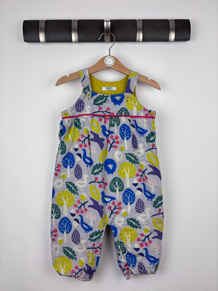 Boden Woodland Print Dungarees 12-18 Months-Dungarees-Second Snuggle Preloved