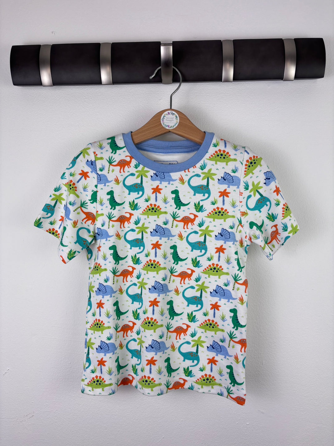 Ex JoJo Maman Bébé Dinosaur Print T-Shirt-Tops-Second Snuggle Preloved