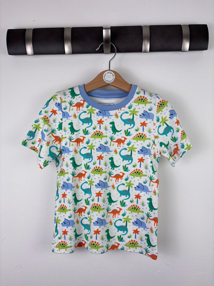 Ex JoJo Maman Bébé Dinosaur Print T-Shirt-Tops-Second Snuggle Preloved