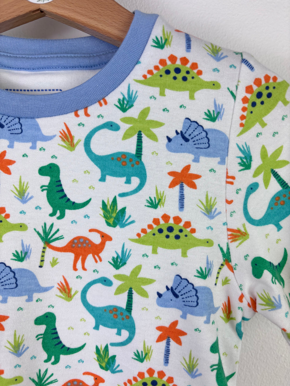Ex JoJo Maman Bébé Dinosaur Print T-Shirt-Tops-Second Snuggle Preloved