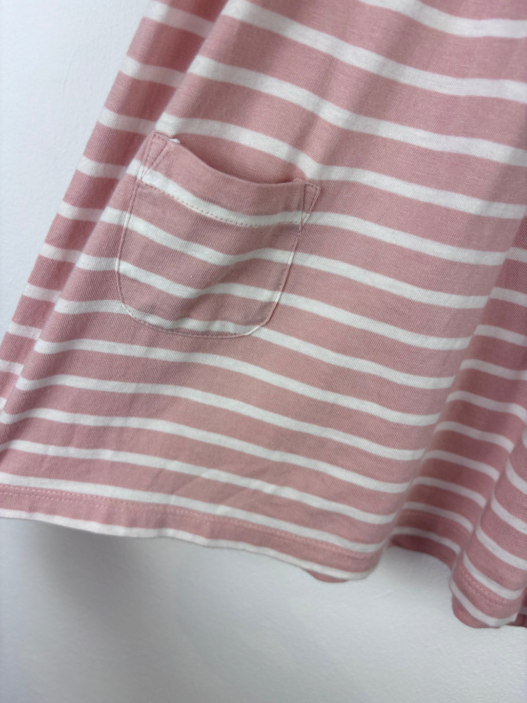 Baby Boden Pink Stripe Dress with Peter Pan Collar 12-18 Months-Dresses-Second Snuggle Preloved