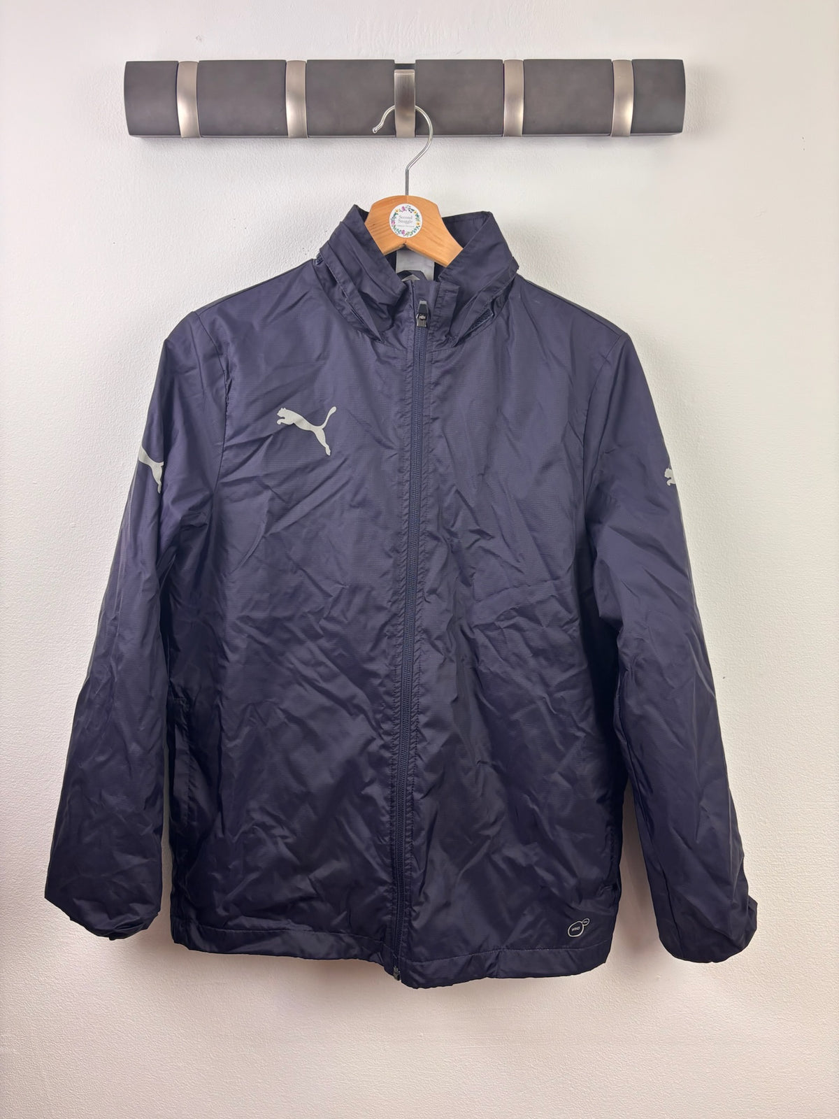 Puma Navy Lightweight Sports Jacket 12-14 Years-Jackets-Second Snuggle Preloved