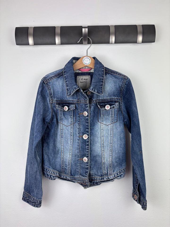 Next Classic Blue Denim Jacket 7-8 Years-Jackets-Second Snuggle Preloved