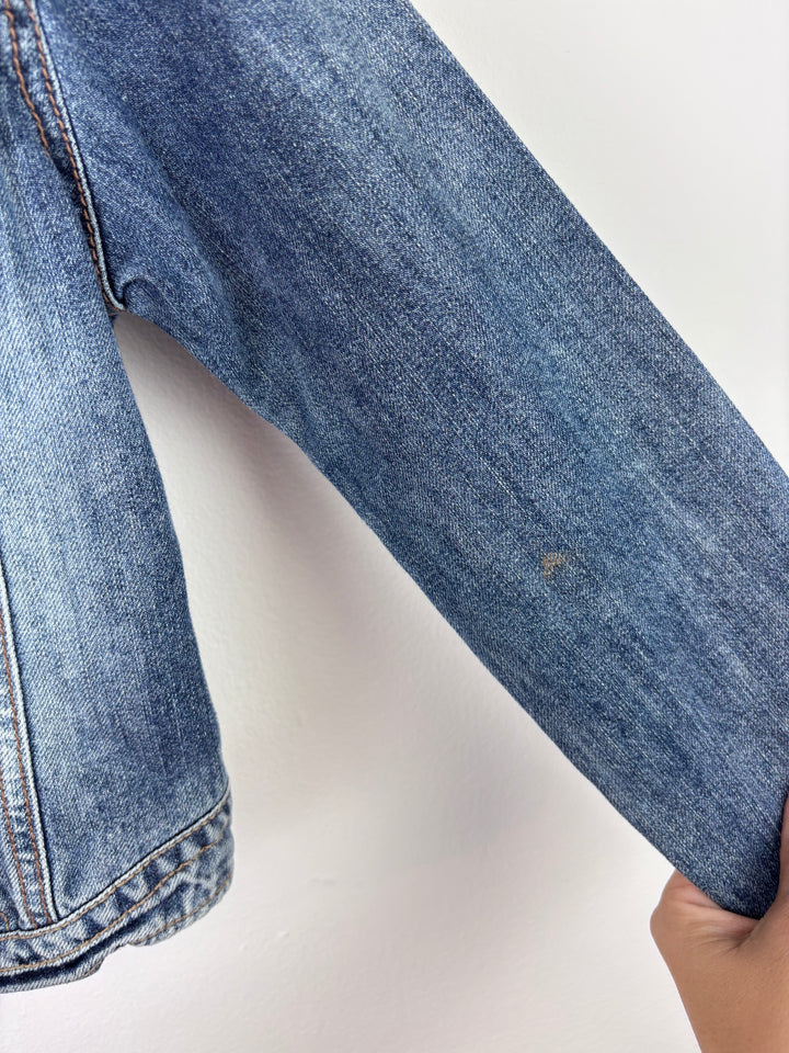 Next Classic Blue Denim Jacket 7-8 Years-Jackets-Second Snuggle Preloved