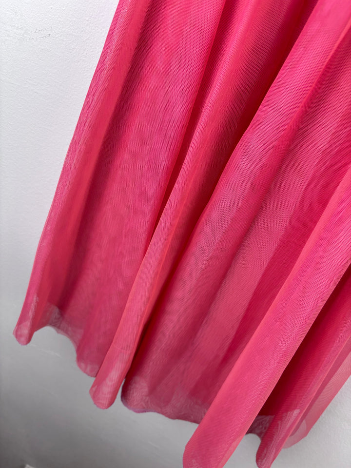 Monsoon Pink Sequin Tulle Party Dress 5-6 Years-Dresses-Second Snuggle Preloved