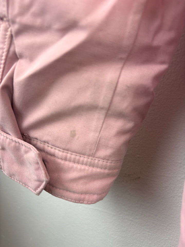 Boden Pink Faux Fur Hooded Parka Coat 8-9 Years