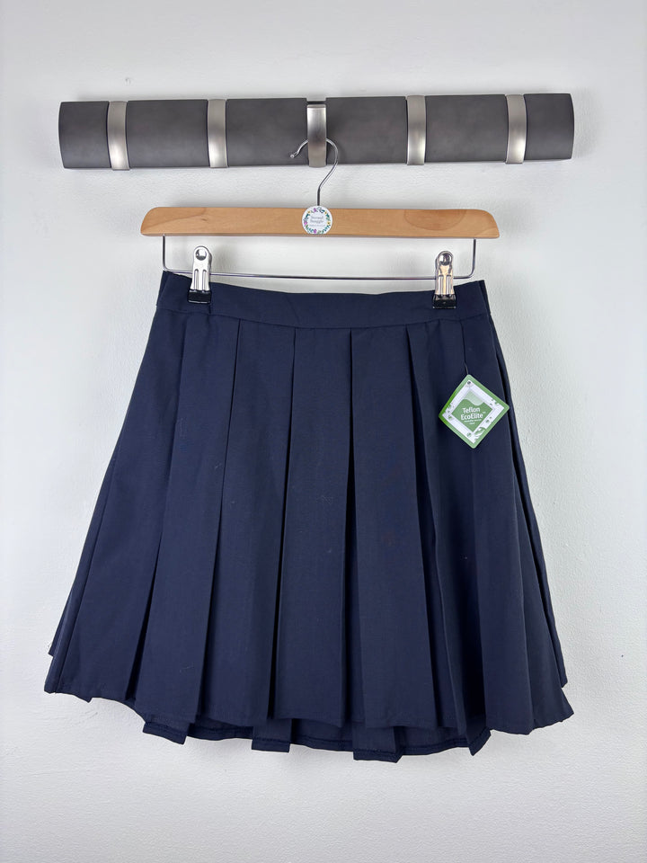 TU Navy Pleated School Skirt Set 8 Years-Skirts-Second Snuggle Preloved