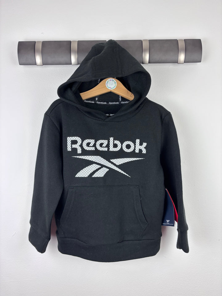 Reebok Black Hoodie 3-4 Years-Hoodies-Second Snuggle Preloved