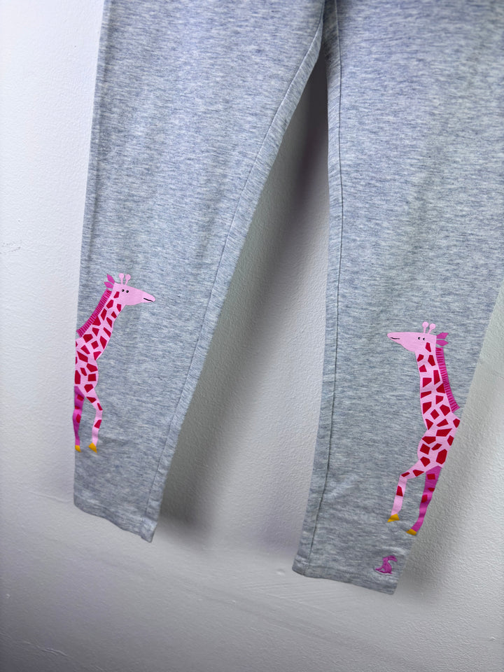 Boden Blue Leggings Joules Giraffe Leggings 7 Years-Leggings-Second Snuggle Preloved