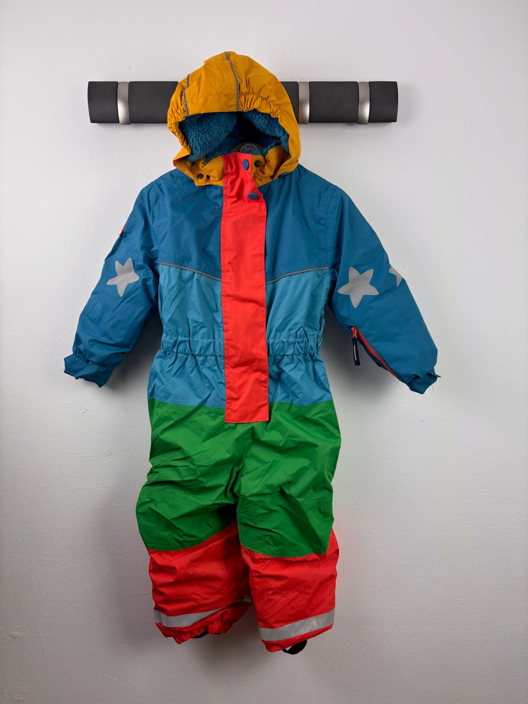 Frugi Colour Block Star Snowsuit 2-3 Years