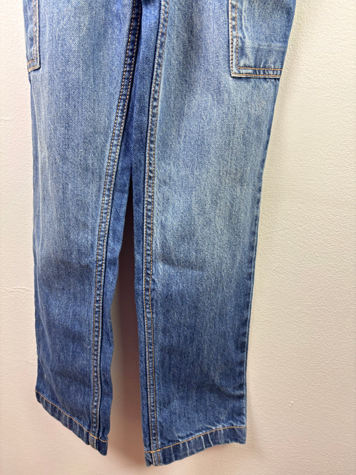 Fat Face Denim Dungarees Rainbow Pocket Detail 8 Years-Dungarees-Second Snuggle Preloved