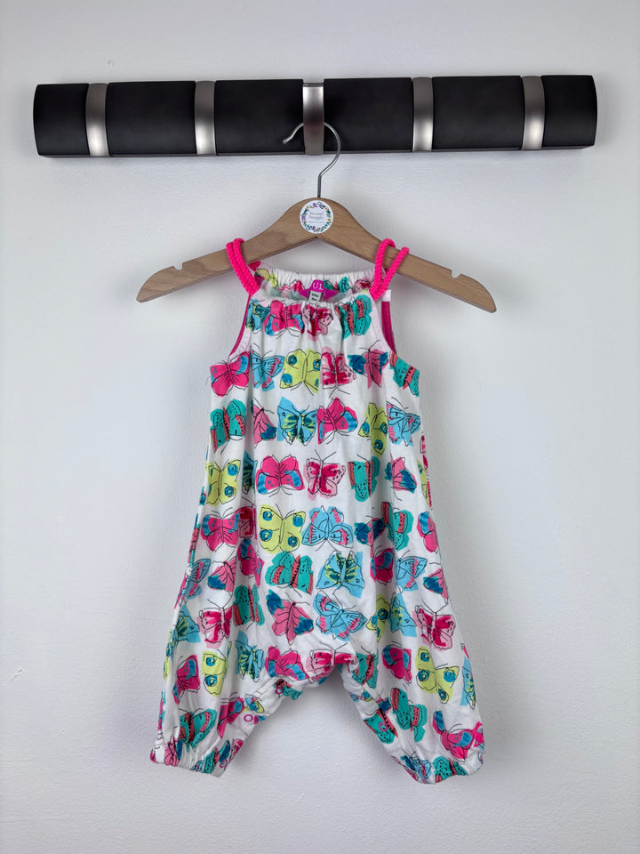Joules Baby Butterfly Print Jumpsuit 3-6 Months-Rompers-Second Snuggle Preloved