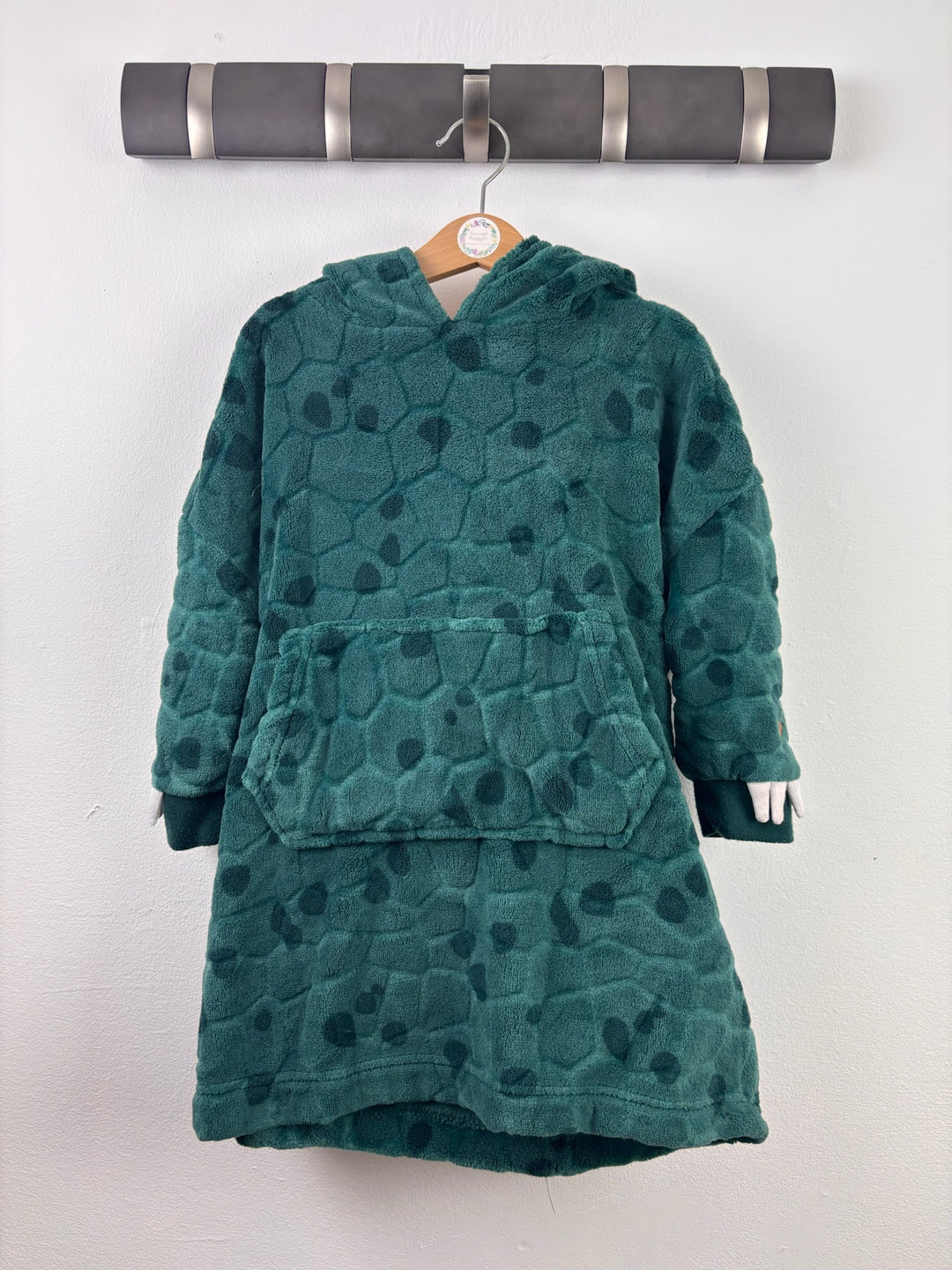 FatFace Green Crocodile Oversized Snuggle Fleece Small