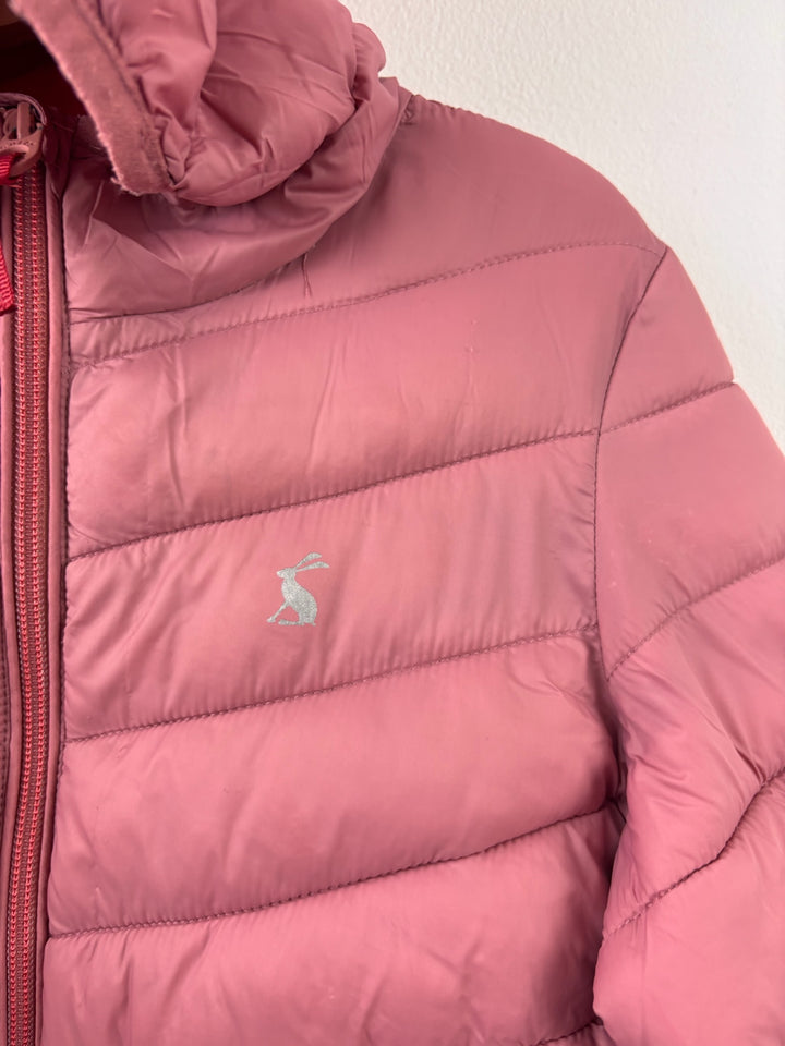 Joules Pink Lightweight Padded Hooded Jacket 6 Years