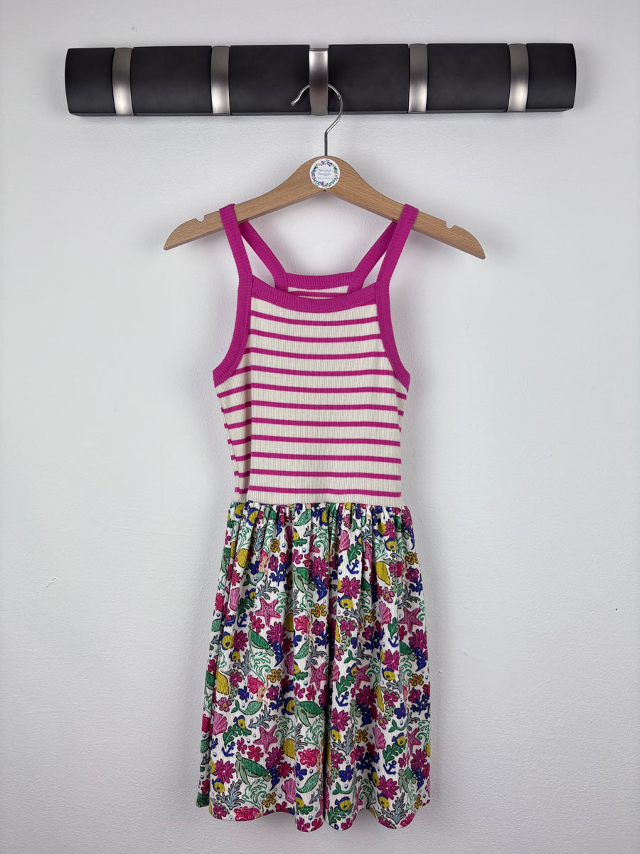 Boden Striped Floral Dress-Dresses-Second Snuggle Preloved