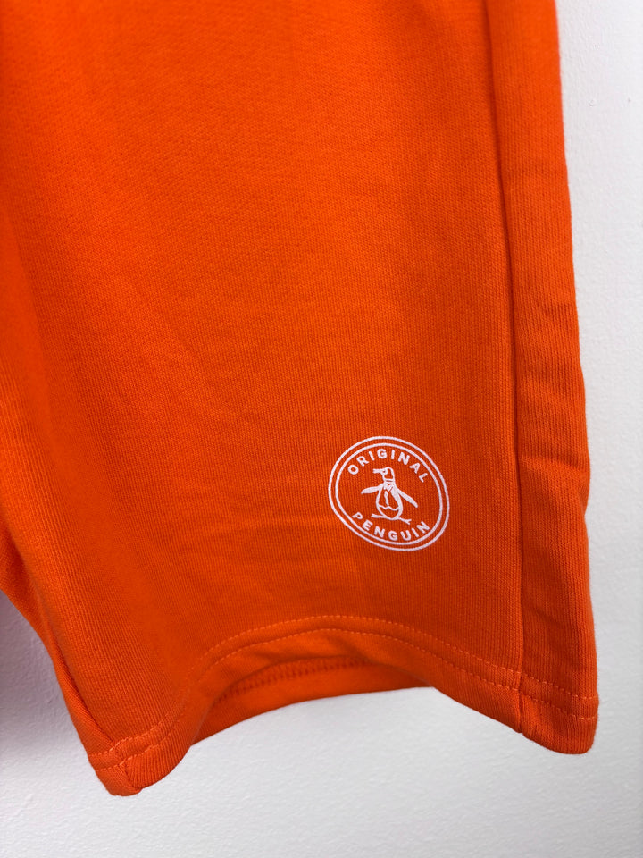Penguin Orange Jersey Shorts Various Sizes-Shorts-Second Snuggle Preloved