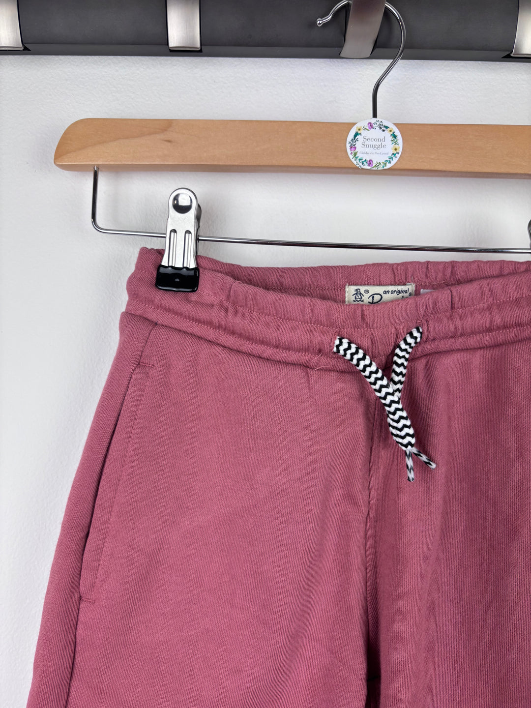 Penguin Burgundy Jersey Shorts Various Sizes-Shorts-Second Snuggle Preloved