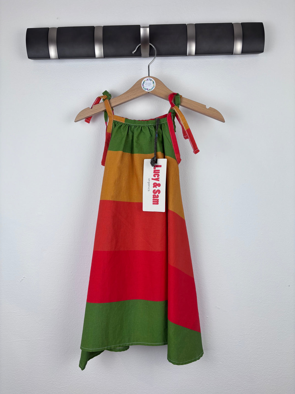 Lucy And Sam Striped Strappy Sundress-Dresses-Second Snuggle Preloved