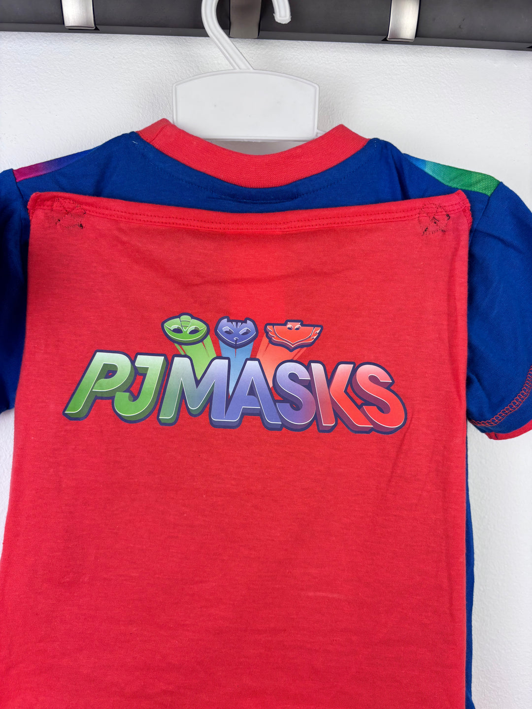 PJ Masks Red Pyjama Set with Cape-Night Wear-Second Snuggle Preloved