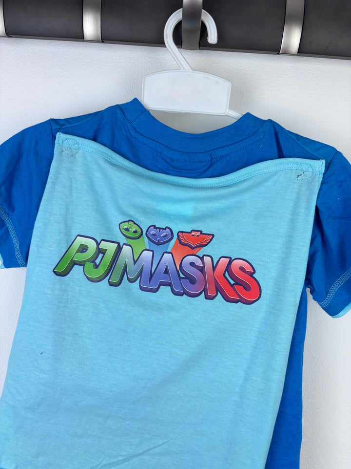 PJ Masks Blue Pyjama Set with Cape-Night Wear-Second Snuggle Preloved