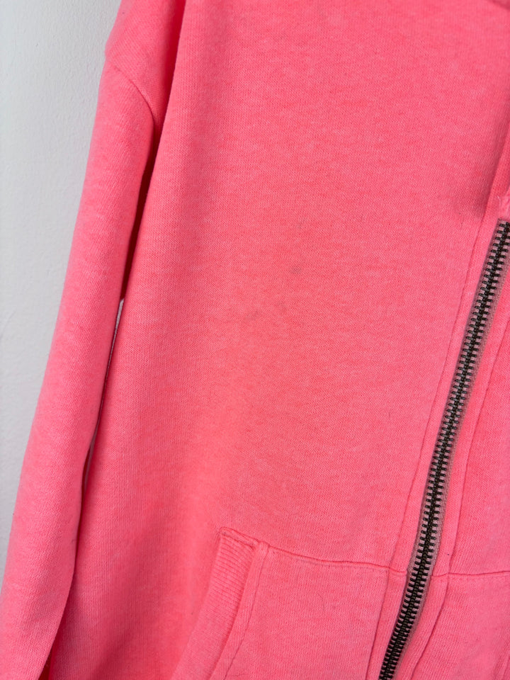 Next Pink Zip Hoodie with Front Pockets 7 Years