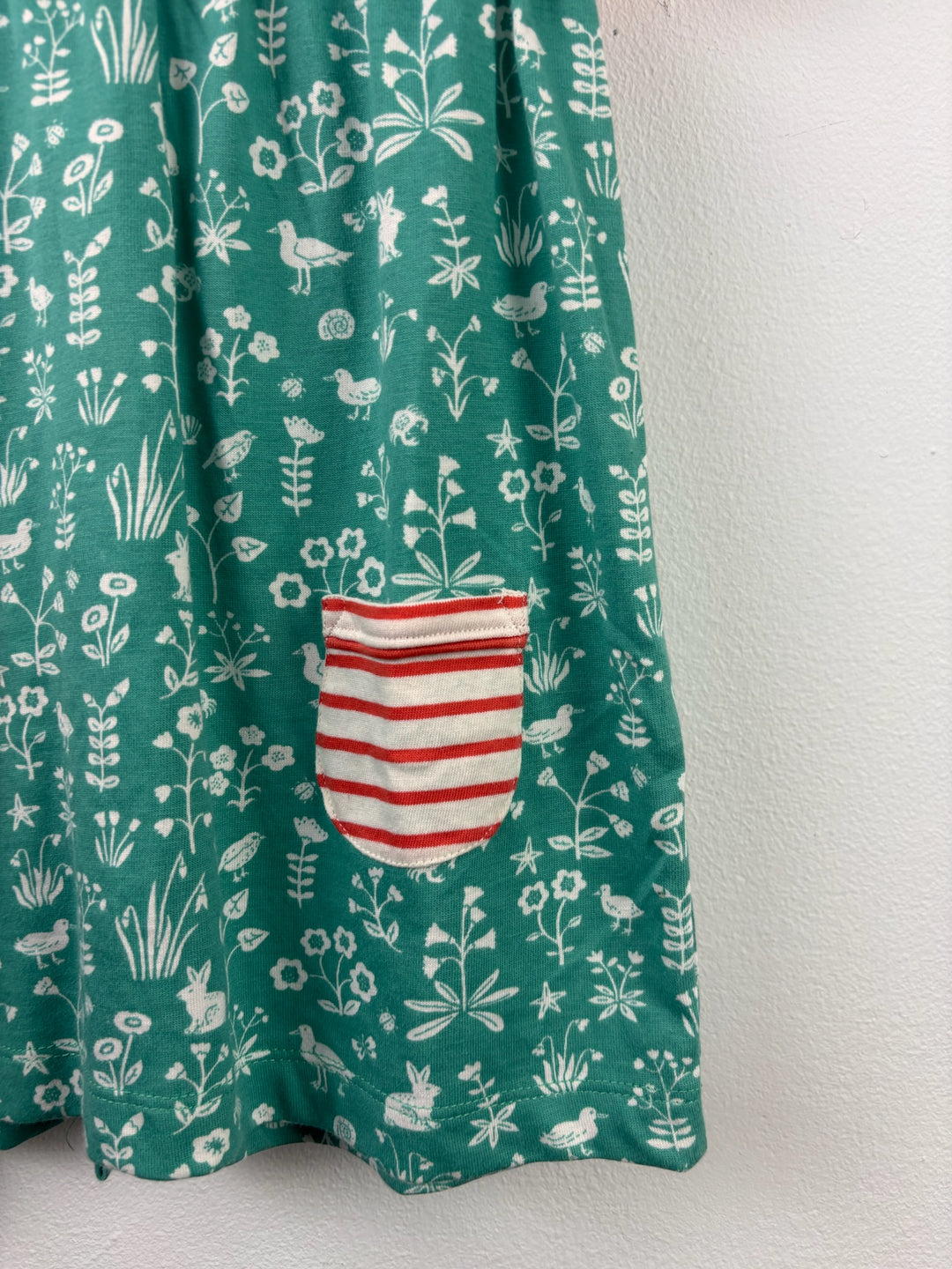 Boden Green Woodland Dress 6-12 Months-Dresses-Second Snuggle Preloved