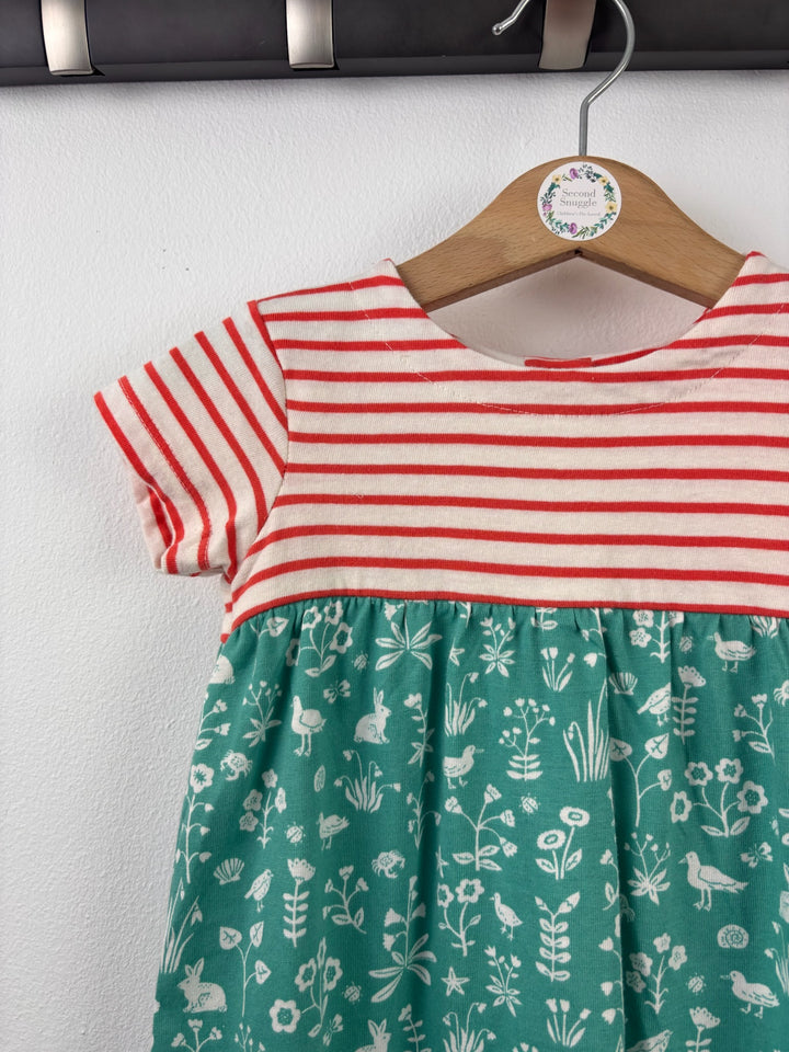 Boden Green Woodland Dress 6-12 Months-Dresses-Second Snuggle Preloved