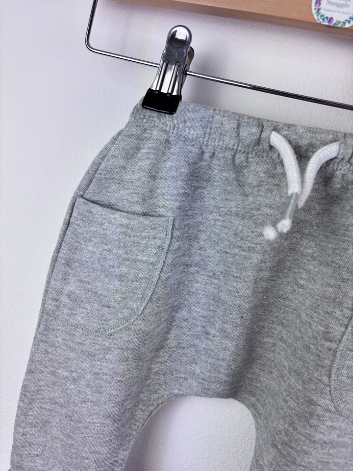 Next Grey And Navy Jogger Shorts Set 3-6 Months