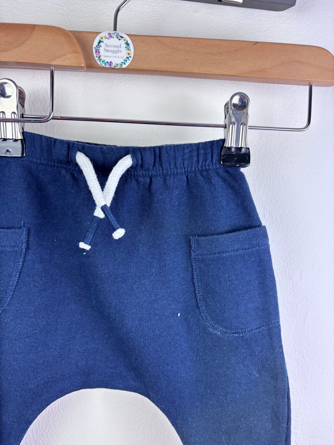 Next Grey And Navy Jogger Shorts Set 3-6 Months