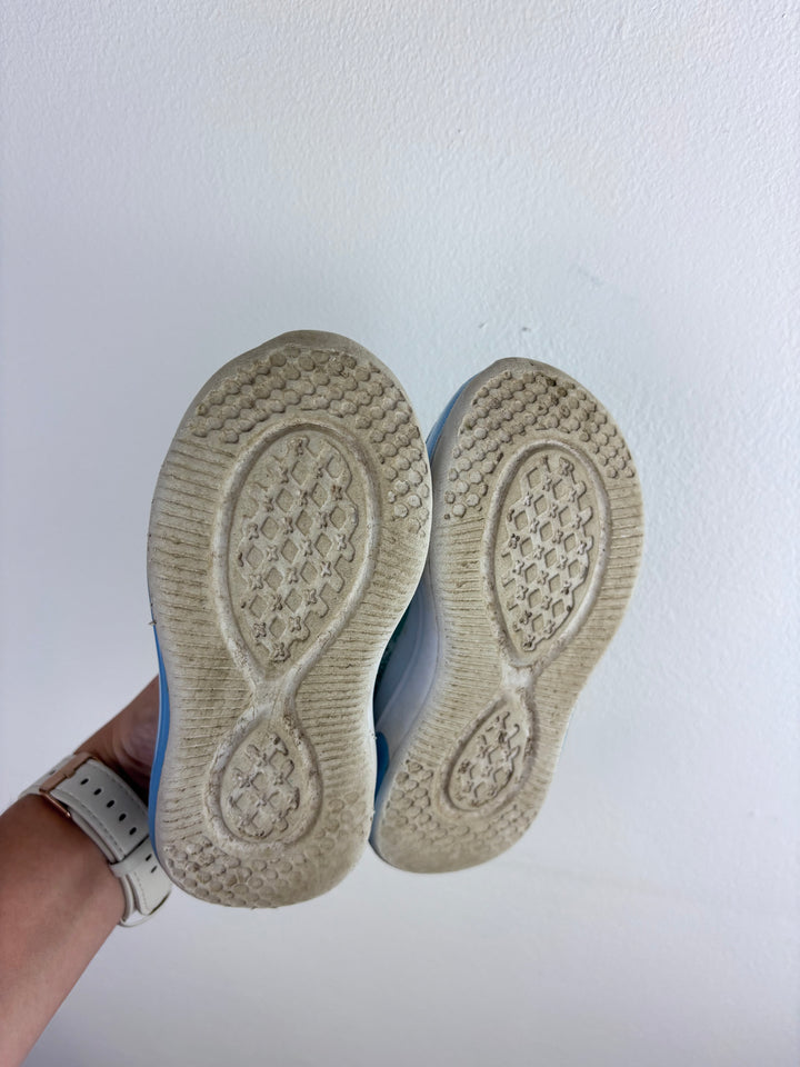 Frozen Blue Trainers UK 7-Shoes-Second Snuggle Preloved