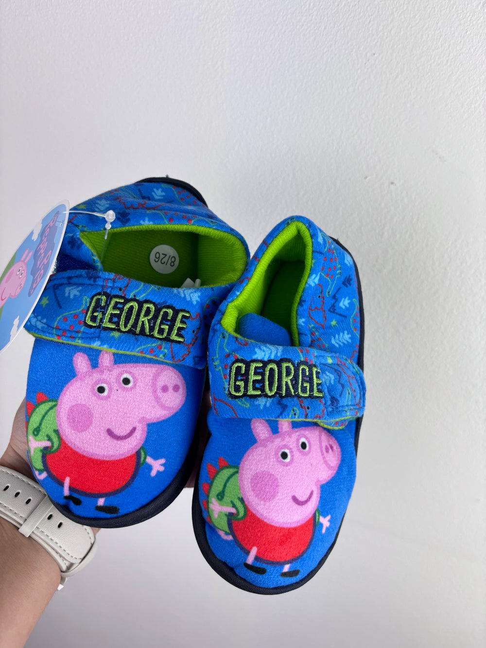 Peppa Pig George Slippers UK 8-Slippers-Second Snuggle Preloved