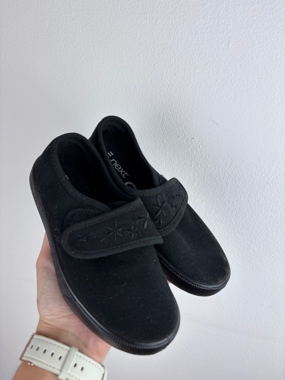 Next Black School Daps UK 11-Shoes-Second Snuggle Preloved