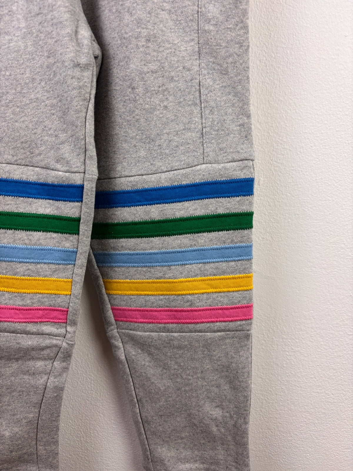 Boden Grey Rainbow Stripe Joggers-Trousers-Second Snuggle Preloved