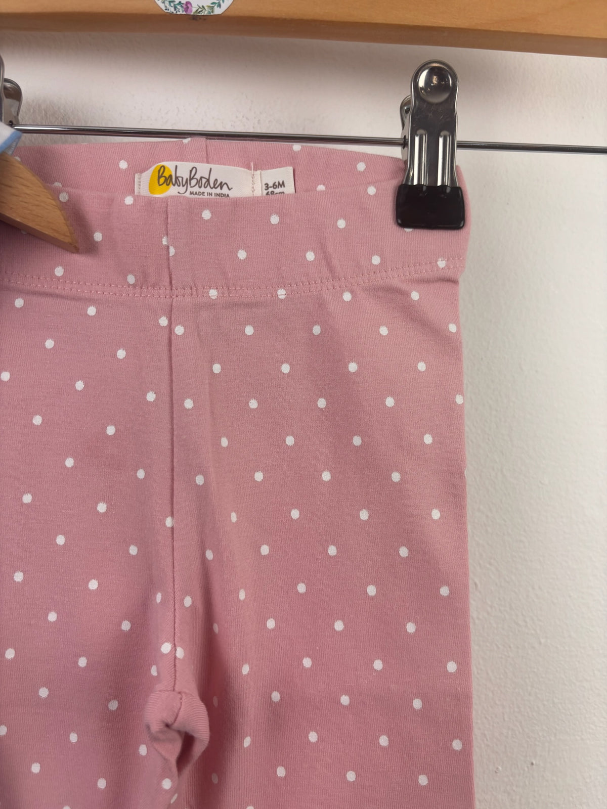 Boden Blue Stripe Elephant Top & Pink Leggings Set-Sets-Second Snuggle Preloved