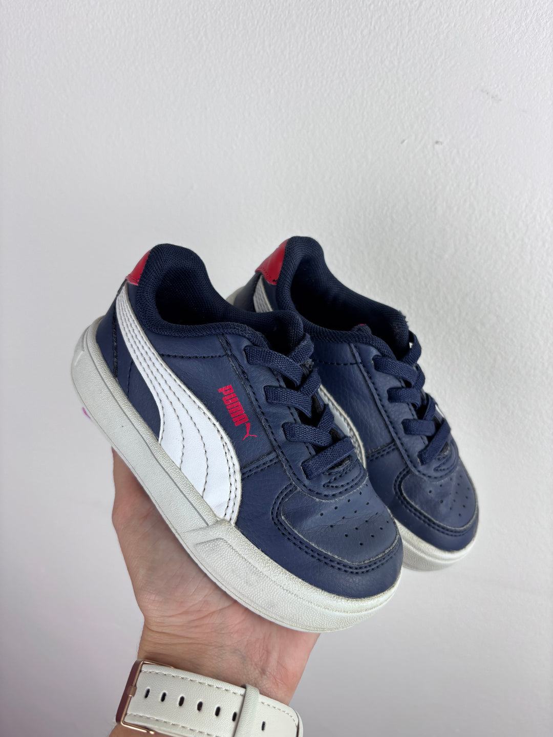 Puma Navy Trainers UK 6-Shoes-Second Snuggle Preloved
