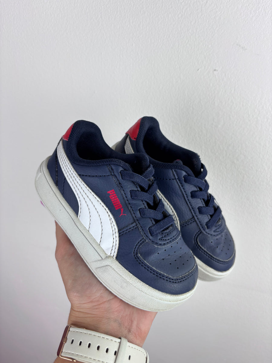 Puma Navy Trainers UK 6-Shoes-Second Snuggle Preloved