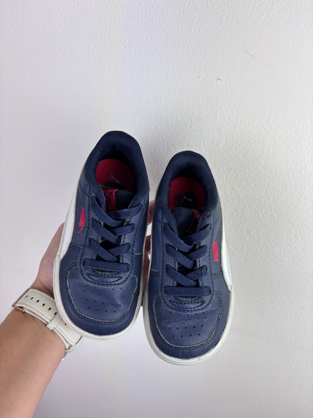 Puma Navy Trainers UK 6-Shoes-Second Snuggle Preloved