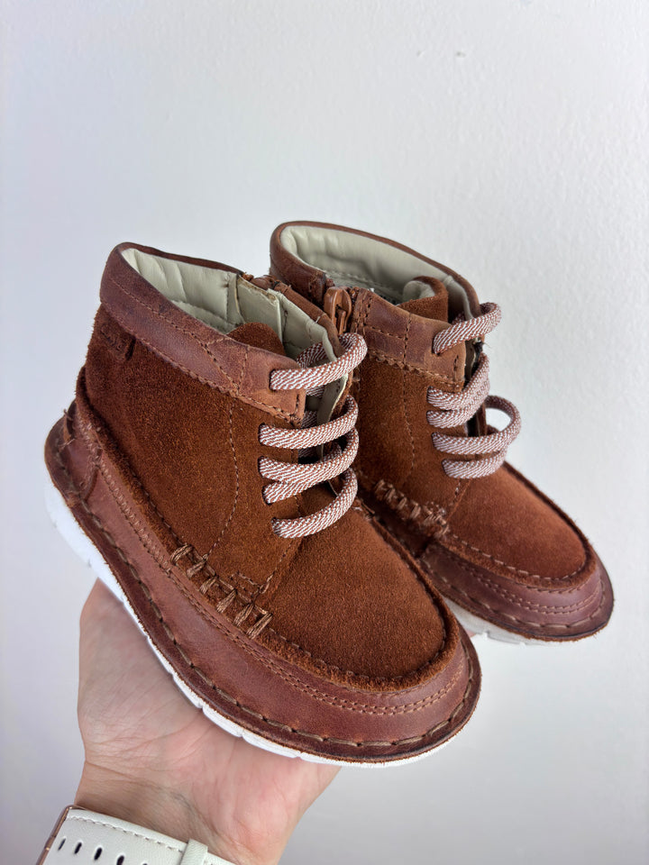 Clarks Brown Suede Boots UK 5.5 F-Boots-Second Snuggle Preloved