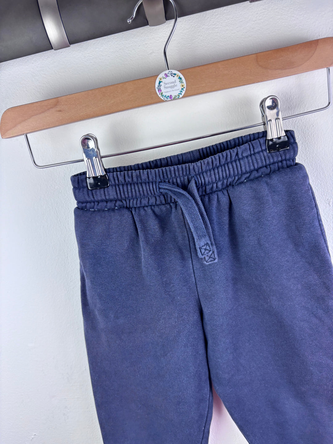 Next Navy Joggers Drawstring 3-4 Years-Trousers-Second Snuggle Preloved