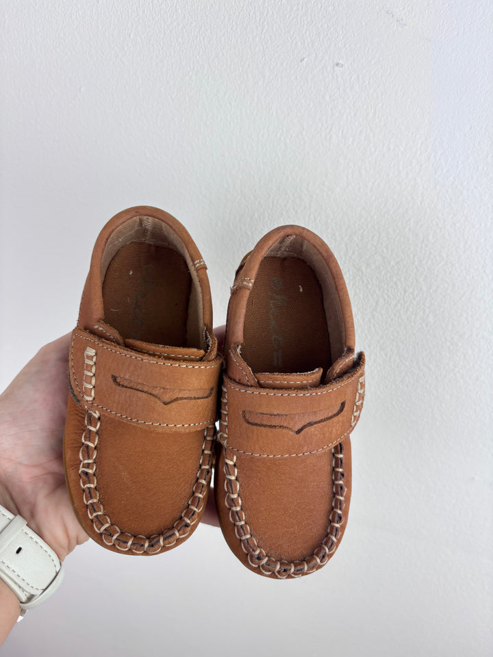 Next Brown Moccasin Shoes UK 5-Shoes-Second Snuggle Preloved
