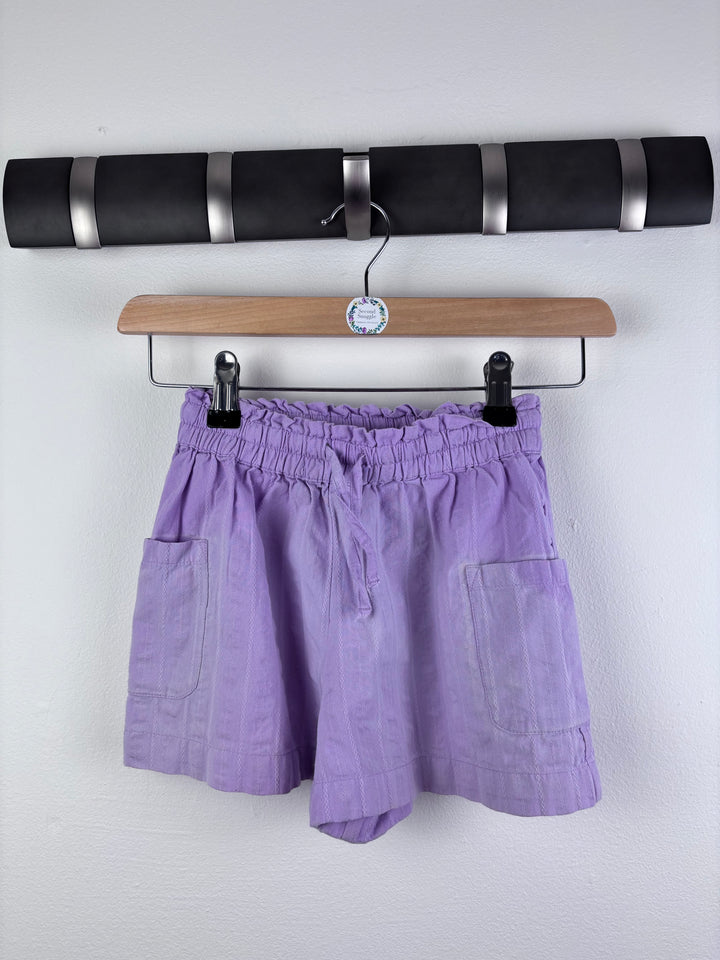 Next Lilac Paperbag Waist Shorts 6 Years