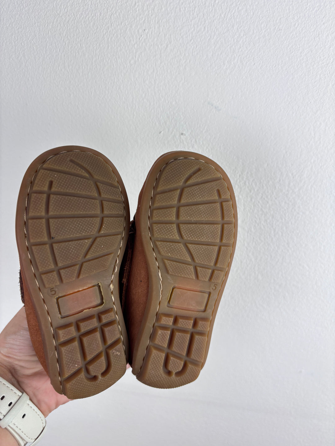 Next Brown Moccasin Shoes UK 5-Shoes-Second Snuggle Preloved