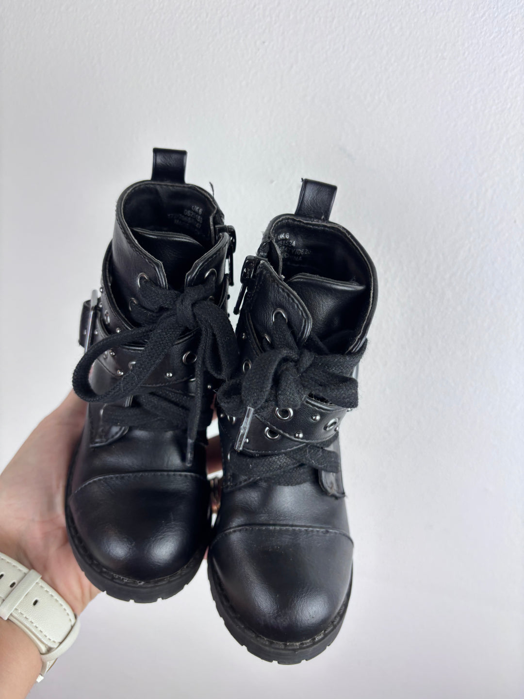 M&S Black Ankle Boots UK 6-Boots-Second Snuggle Preloved
