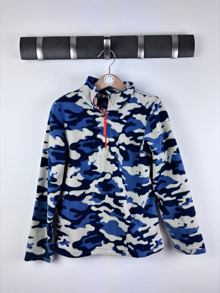Mountain Warehouse Blue Camo Fleece-Fleeces-Second Snuggle Preloved